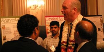 HSS Holds Exhibition on Hindu Civilization at Capitol Hill