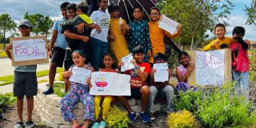 SewaDiwali food drive efforts in Houston