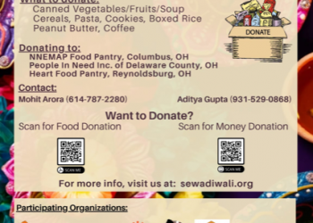 SewaDiwali efforts in Ohio
