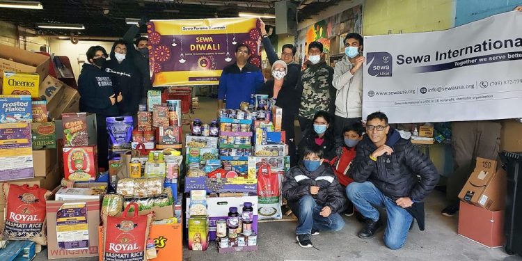 Sewa Diwali activities in Pennslyvania