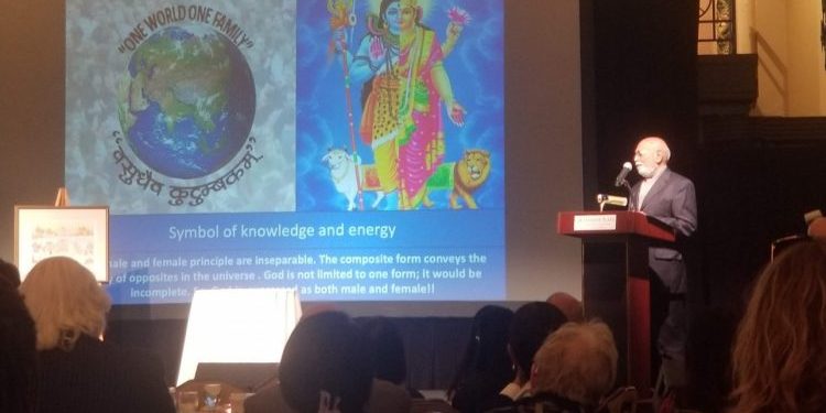 HSS Indiana President Dr. Patel received Interfaith Award