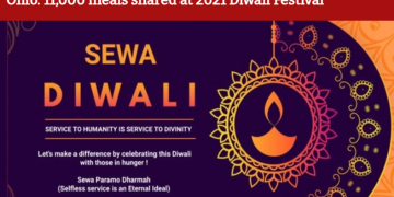 Sewa Diwali donation in Columbus, OH
