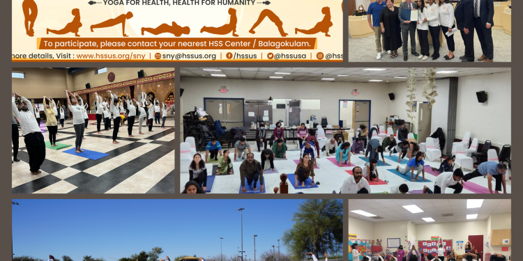 Schools and communities across America participate in HSS’ Yogathon