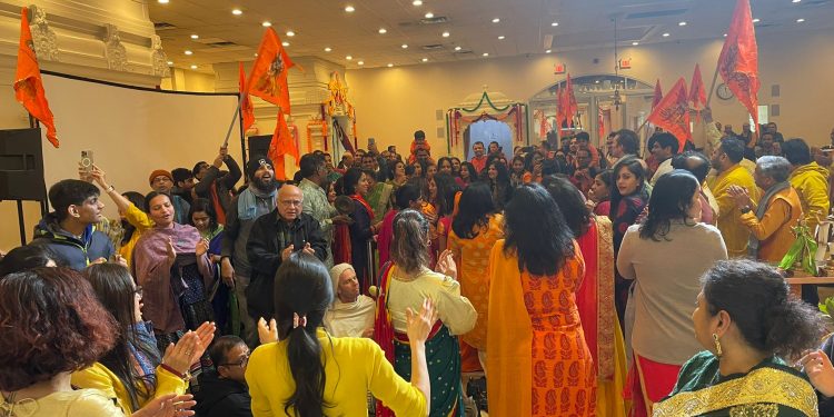 Participation in Shri Ram Pran Pratishtha Celebration in Pennsylvania