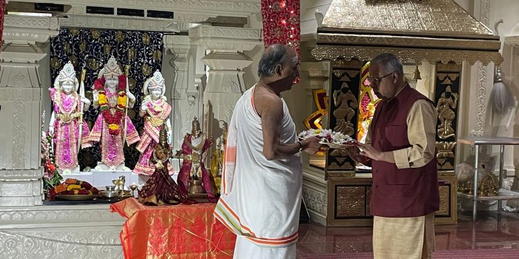 Participation in Shri Ram Pran Pratishtha Celebration in Nebraska