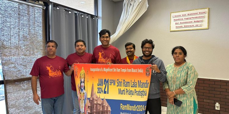Participation in Shri Ram Pran Pratishtha Celebration in Arizona