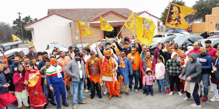Participation in Shri Ram Pran Pratishtha Celebration in Dallas, TX