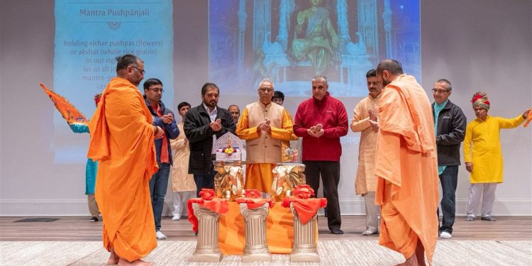 Participation in Shri Ram Pran Pratishtha Celebration in North Carolina